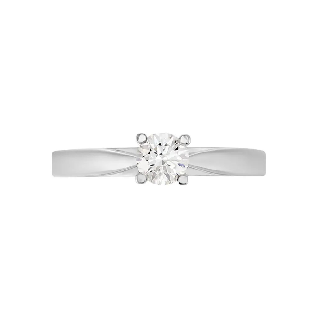 Histoire d'Or Bague Solitaire Celina Or Blanc Diamant Discount