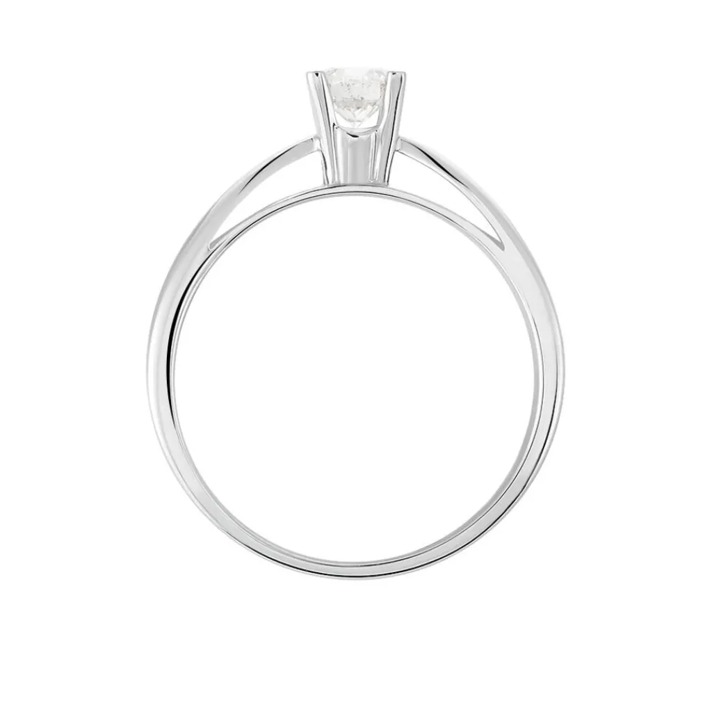 Histoire d'Or Bague Solitaire Celina Or Blanc Diamant Discount