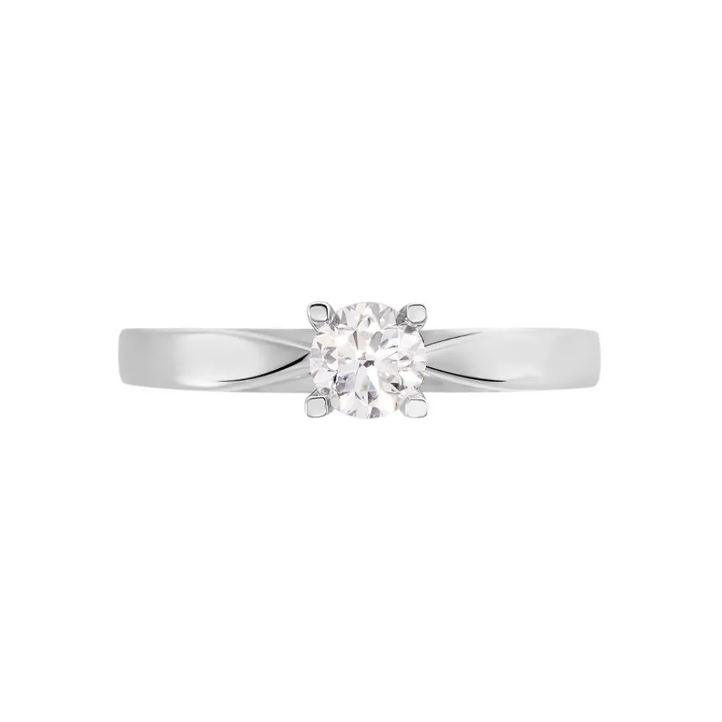 Histoire d'Or Bague Solitaire Celina Or Blanc Diamant Best
