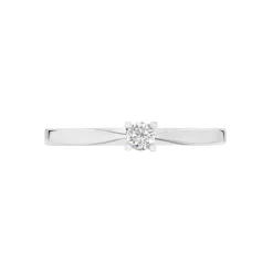 Histoire d'Or Bague Solitaire Celina Or Blanc Diamant Clearance