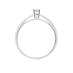 Histoire d'Or Bague Solitaire Celina Or Blanc Diamant Clearance