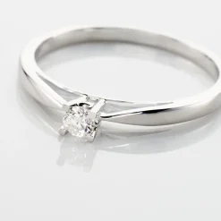Histoire d'Or Bague Solitaire Celina Or Blanc Diamant Clearance