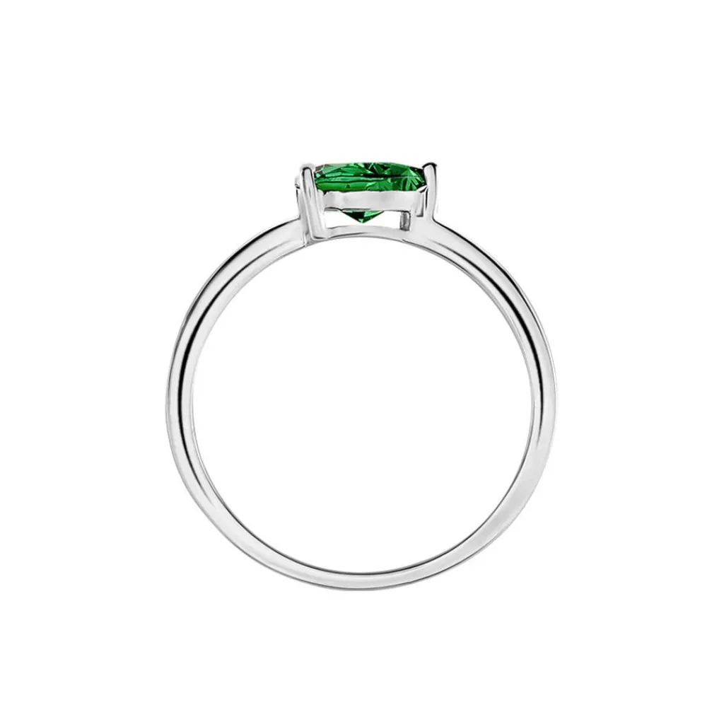 Histoire d'Or Bague Solitaire Cheick Argent Oxyde De Zirconium argent blanc oxyde Discount