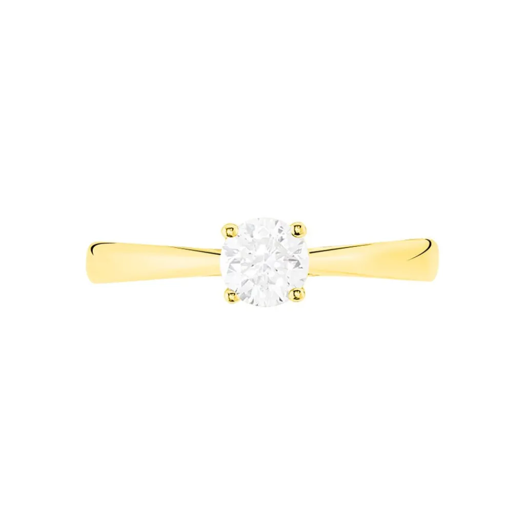 Histoire d'Or Bague Solitaire Collection Victoria Or Jaune Diamant Clearance