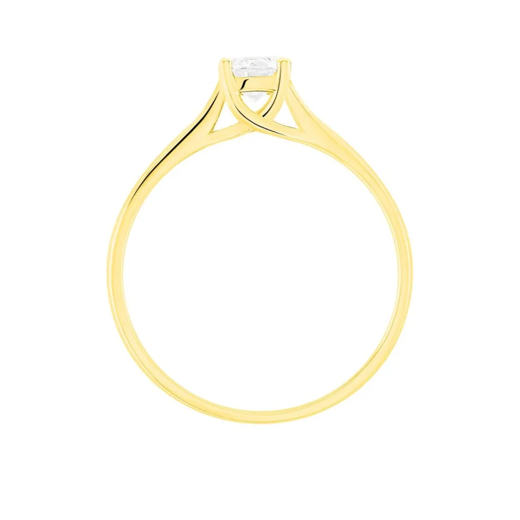 Histoire d'Or Bague Solitaire Collection Victoria Or Jaune Diamant Clearance