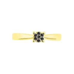 Histoire d'Or Bague Solitaire Collection Grace Or Jaune Diamant Online