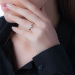 Histoire d'Or Bague Solitaire Collection Grace Or Blanc Diamant Best