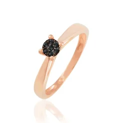 Histoire d'Or Bague Solitaire Collection Grace Or Rose Diamant Hot