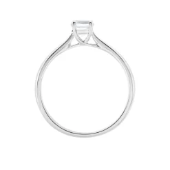 Histoire d'Or Bague Solitaire Fiona Or Blanc Topaze Best