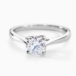 Histoire d'Or Bague Solitaire Fiona Or Blanc Diamant Synthetique Outlet