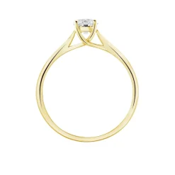 Histoire d'Or Bague Solitaire Fiona Or Jaune Diamant Synthetique Discount