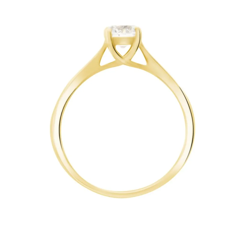 Histoire d'Or Bague Solitaire Fiona Or Jaune Diamant Synthetique Best