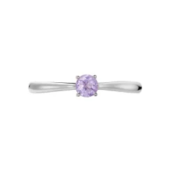 Histoire d'Or Bague Solitaire Fiona Or Blanc Amethyste Sale