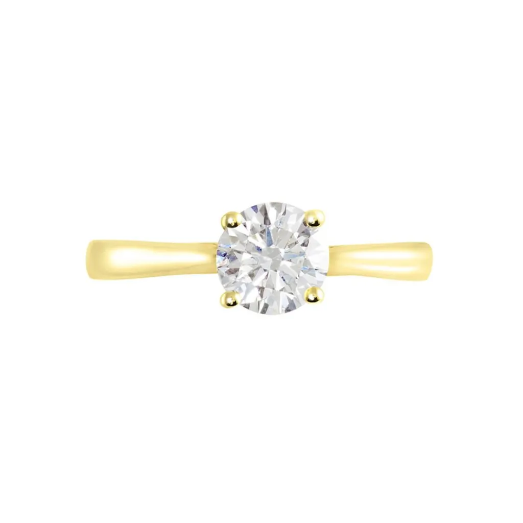 Histoire d'Or Bague Solitaire Fiona Or Jaune Diamant Synthetique Outlet