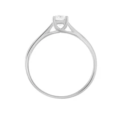 Histoire d'Or Bague Solitaire Fiona Or Blanc Diamant Synthetique or blanc diamant synthétique Best