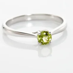 Histoire d'Or Bague Solitaire Fiona Or Blanc Péridot