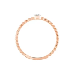 Histoire d'Or Bague Solitaire Gaxina Or Rose Diamant Clearance