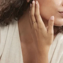 Histoire d'Or Bague Solitaire Gaxina Or Rose Diamant Clearance