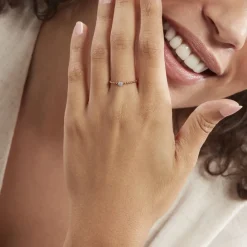 Histoire d'Or Bague Solitaire Gaxina Or Rose Diamant Clearance