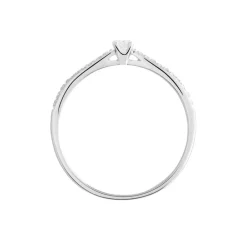 Histoire d'Or Bague Solitaire Hemera or blanc diamant Hot