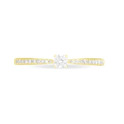 Histoire d'Or Bague Solitaire Hemera Or Jaune Diamant Outlet
