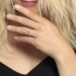 Histoire d'Or Bague Solitaire Hemera Or Jaune Diamant Synthetique or jaune diamant synthétique blanc Online