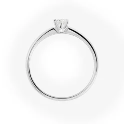 Histoire d'Or Bague Solitaire Ihsane Or Blanc Diamant Online