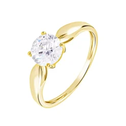 Histoire d'Or Bague Solitaire Illyana Or Jaune Oxyde De Zirconium Best