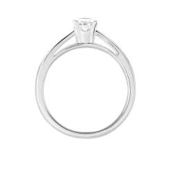 Histoire d'Or Bague Solitaire Iris or blanc diamant Online