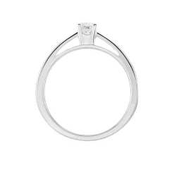 Histoire d'Or Bague Solitaire Iris or blanc diamant Online