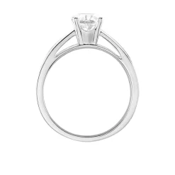 Histoire d'Or Bague Solitaire Iris or blanc diamant Online