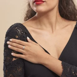 Histoire d'Or Bague Solitaire Jessa Or Jaune Oxyde De Zirconium Outlet