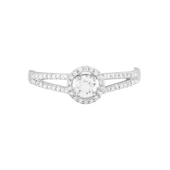 Histoire d'Or Bague Solitaire Karen Or Blanc Diamant Best