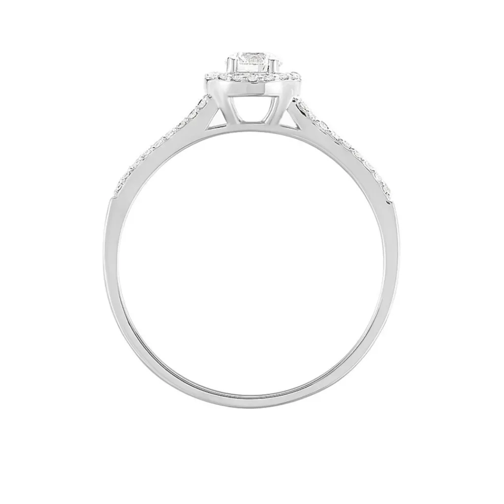 Histoire d'Or Bague Solitaire Karen Or Blanc Diamant Best
