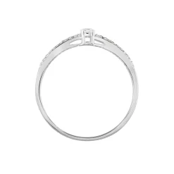 Histoire d'Or Bague Solitaire Katalina Or Blanc Diamant