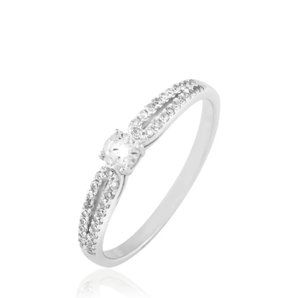 Histoire d'Or Bague Solitaire Katalina or blanc diamant Clearance