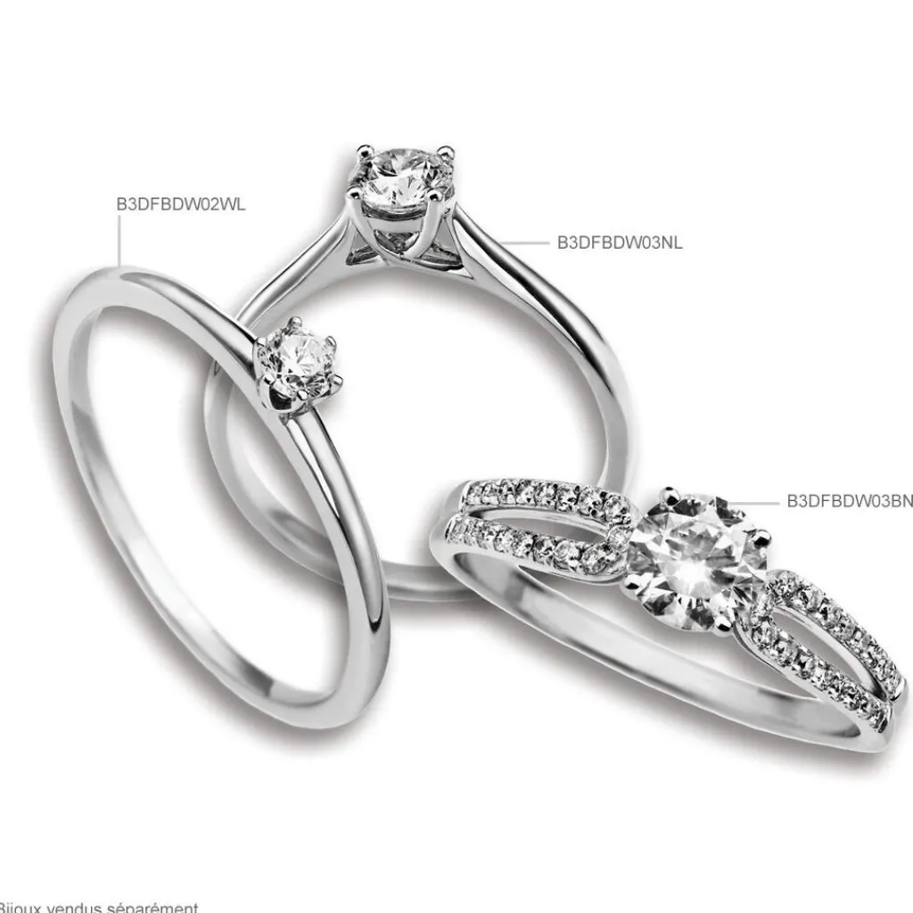 Histoire d'Or Bague Solitaire Katalina Or Jaune Diamant