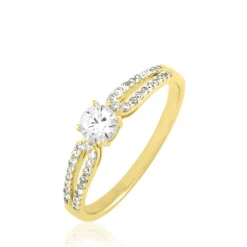 Histoire d'Or Bague Solitaire Katalina Or Jaune Diamant Discount