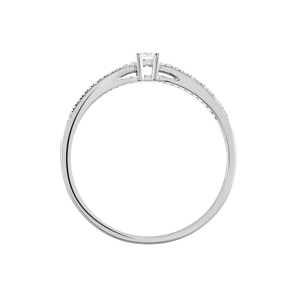 Histoire d'Or Bague Solitaire Katalina or blanc diamant Sale