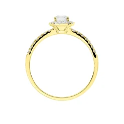 Histoire d'Or Bague Solitaire Lena Or Jaune Diamant Clearance