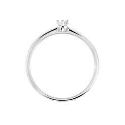 Histoire d'Or Bague Solitaire Liseline Or Blanc Diamant Online