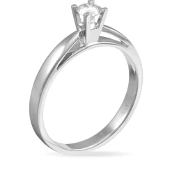 Histoire d'Or Bague Solitaire Loren Or Blanc Diamant Hot