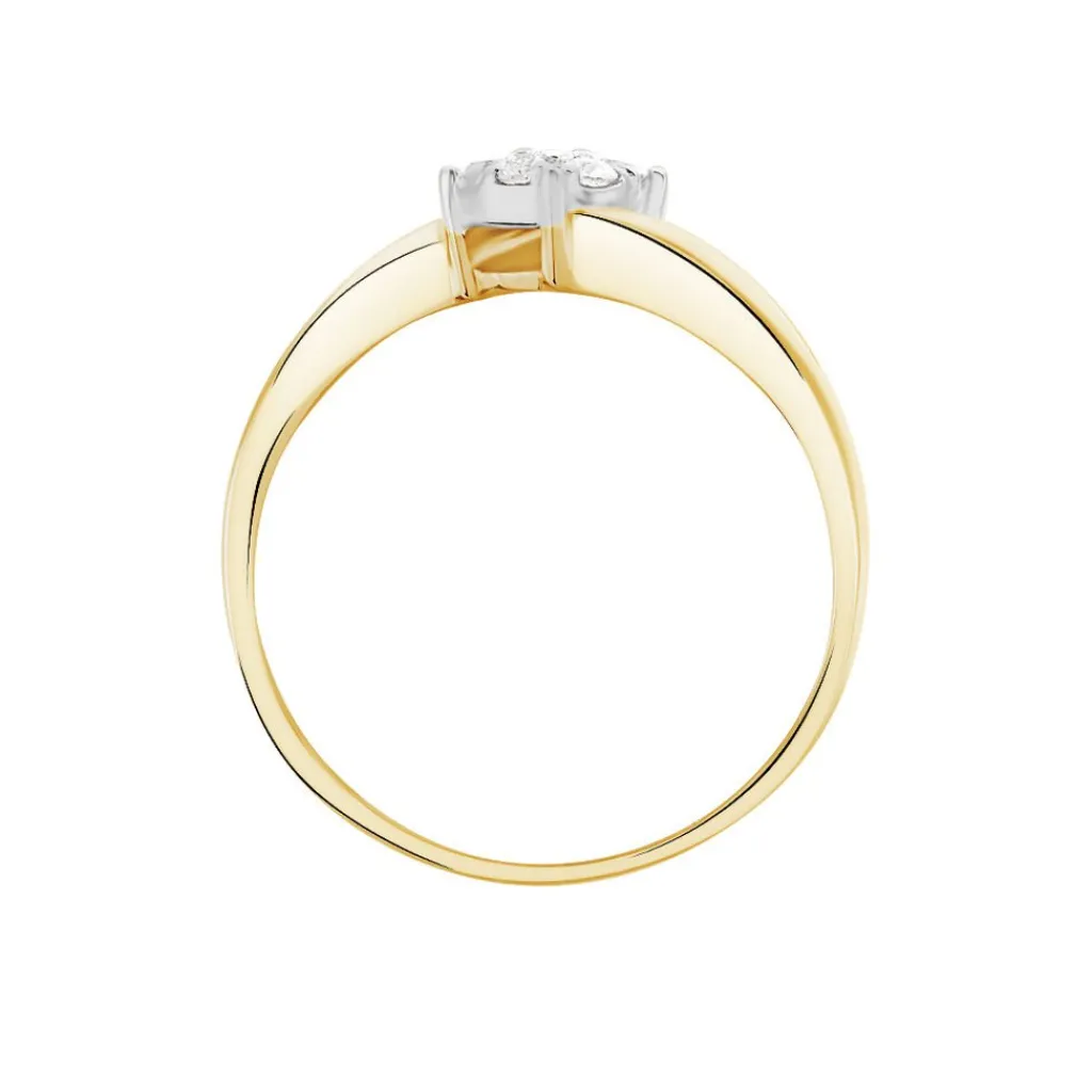 Histoire d'Or Bague Solitaire Lysia or jaune diamant Outlet