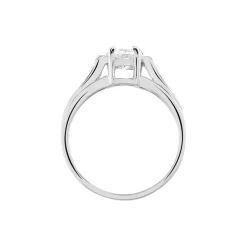 Histoire d'Or Bague Solitaire Mady Argent Blanc Oxyde De Zirconium Clearance