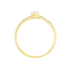 Histoire d'Or Bague Solitaire Maylis Or Jaune Oxyde De Zirconium New