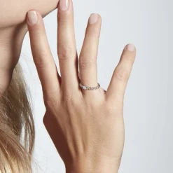 Histoire d'Or Bague Solitaire Moccus Argent Blanc Oxyde De Zirconium Sale