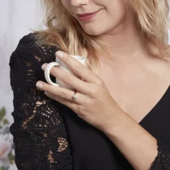 Histoire d'Or Bague Solitaire Natalia Or Jaune Diamant Synthetique or jaune diamant synthétique blanc Hot