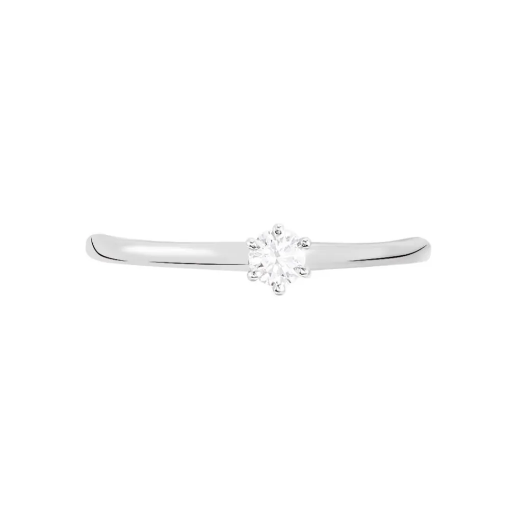 Histoire d'Or Bague Solitaire Natalia or blanc diamant Best