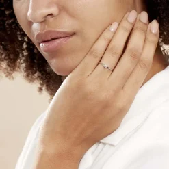 Histoire d'Or Bague Solitaire Natalia or blanc diamant Best