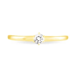 Histoire d'Or Bague Solitaire Natalia or jaune diamant Discount